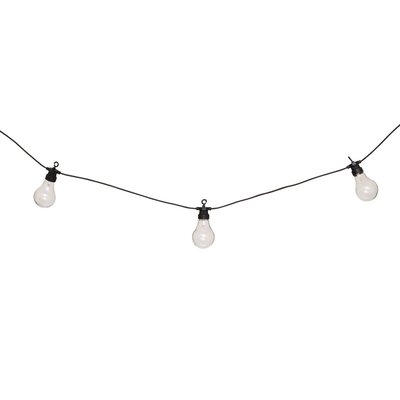 Guirlande solaire extérieure 10 ampoules LED IVY ATMOSPHERA