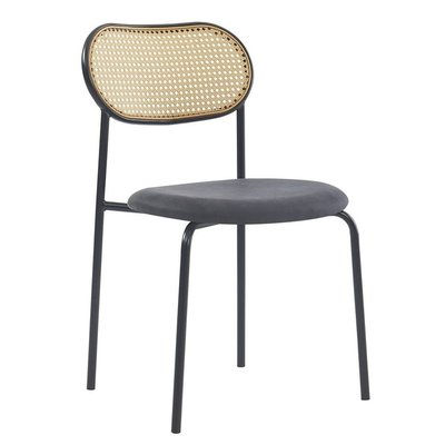 Lot de 2 chaises métal et cannage, OREBRO NORDLYS