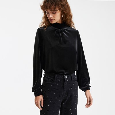 Tee shirt col montant manches longues LA REDOUTE COLLECTIONS