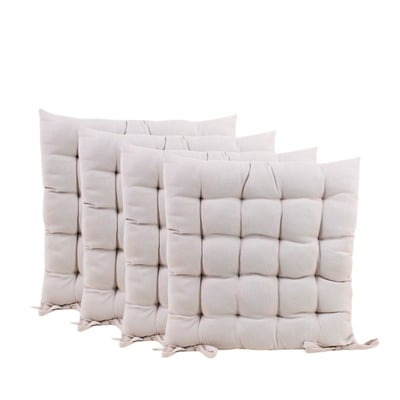 Lot de 4 galettes de chaises 40x40cm ORNAMI