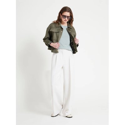 Veste courte en suédine IRIS NAF NAF