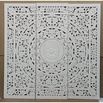 Tête de lit en bois, mandala élégance RECOLLECTION