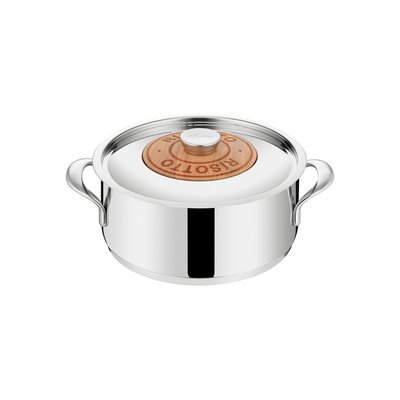 Faitout Risottiera En Inox - 24 Cm - 4,1 L - Emozione LAGOSTINA