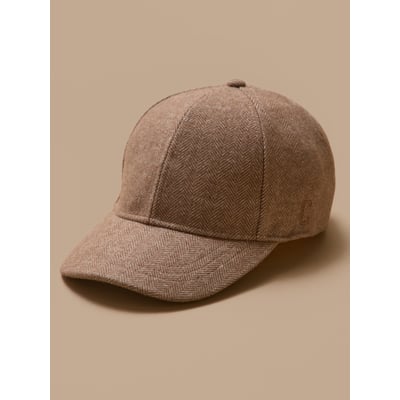 Casquette tweed chevrons  et ado CYRILLUS