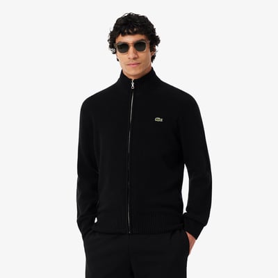 Pull zippé laine LACOSTE