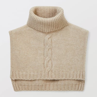 Plastron en maille torsadée BOUT'CHOU