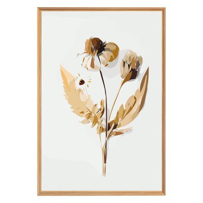 Tableau Mural Encadré Illustration Florale FLEUR CEANOTHE