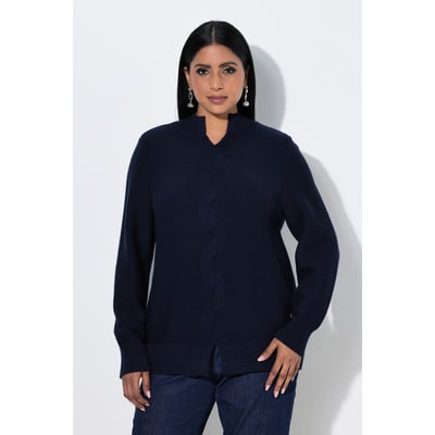 Pull maille envers, motif torsadé ULLA POPKEN