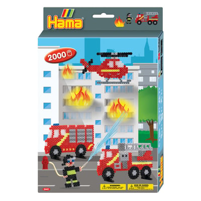 Midi Boite Petit Modele - Les pompiers HAMA