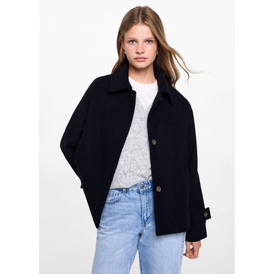 Manteau drap de laine fille best sale