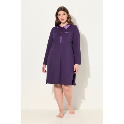 Chemise de nuit avec col, détails en satin ULLA POPKEN