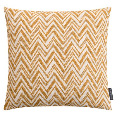 Housse de coussin jacquard motif zigzag ELLIOT MAGMA HEIMTEX