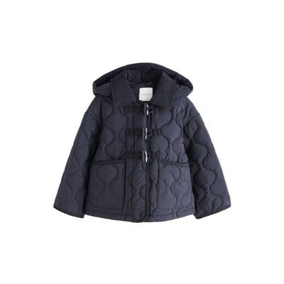Duffle-coat déperlant à col en velours côtelé NEXT