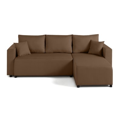Canapé d'Angle Convertible en Tissu 4 places - REGALA LISA DESIGN