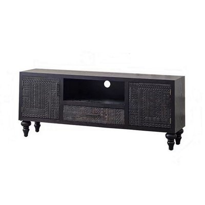 Meuble TV en bois sculpté - NEPAL MATHI DESIGN