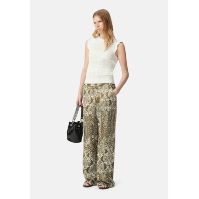 Pantaloni a gamba larga con stampa grafica IKKS