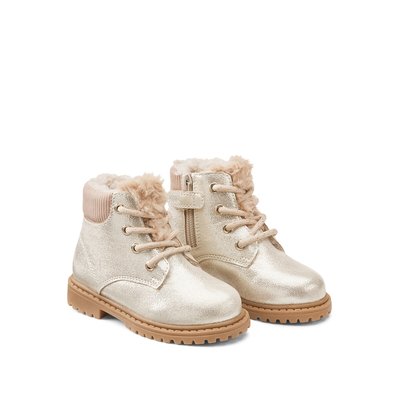 Botas com fecho e atacadores, forradas LA REDOUTE COLLECTIONS