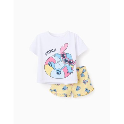 T-shirt + Short en Coton Lilo et Stitch ZIPPY