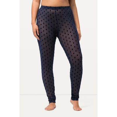 Legging en mesh, pois floqués ULLA POPKEN