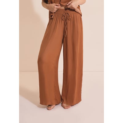 Pantalon de pyjama satiné coupe large CHEETA ETAM