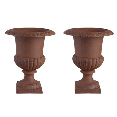 Vase Médicis en fonte (Lot de 2) JARDINDECO