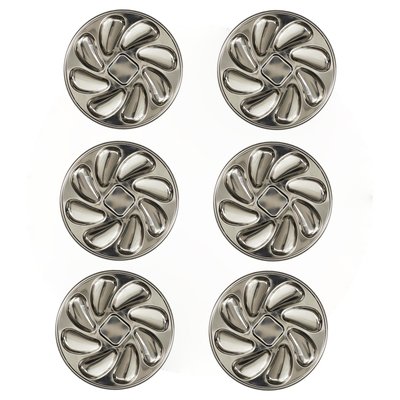 Lot de 6 assiettes pour 8 huitres THE HOME DECO FACTORY
