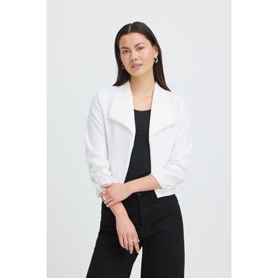 Blazer court, coupe ouverte, manches longues ICHI