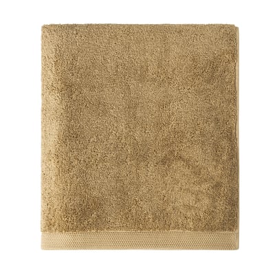 Serviette de bain unie en coton peigné biologique, 650gr/m², ESSENTIEL ALEXANDRE TURPAULT