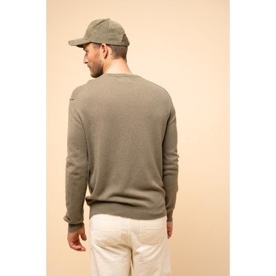 Pull Col Rond Army Noe JUST CASHMERE