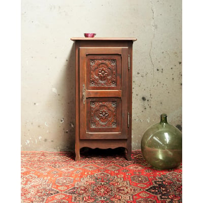 Table d'appoint en bois Francine N°985 - Bon état DEBONGOUT