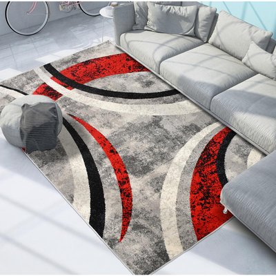 Tapis salon et chambre tissé motif géométrique LIGNÉ UN AMOUR DE TAPIS