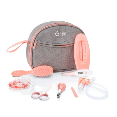 Trousse de soin bébé avec 9 accessoires Peche BABYMOOV