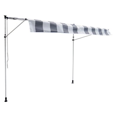 Store banne pour balcon, 3x1,2m, CHENE HAPPY GARDEN