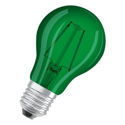 Ampoule Led Standard Déco Vert 1,6w=15w Blanc Chaud E27 OSRAM