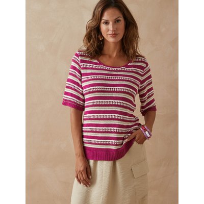 Pull maille ruban brillante DAXON