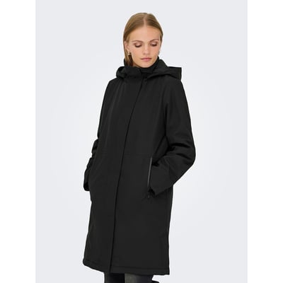 Parka larga con capucha ONLY