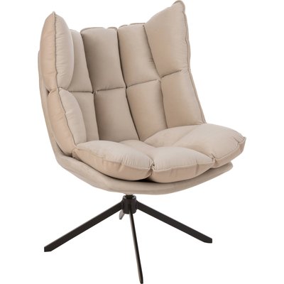 Chaise relax coussin pied métal  confort moderne RECOLLECTION