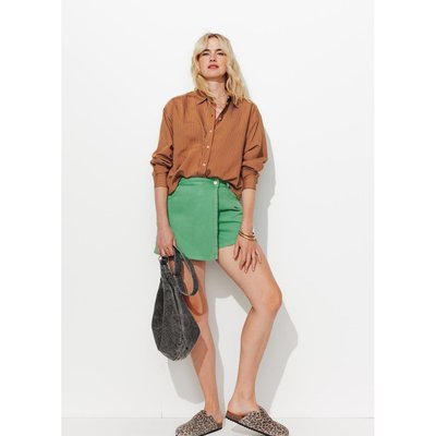 Mini-jupe short en toile PROMOD