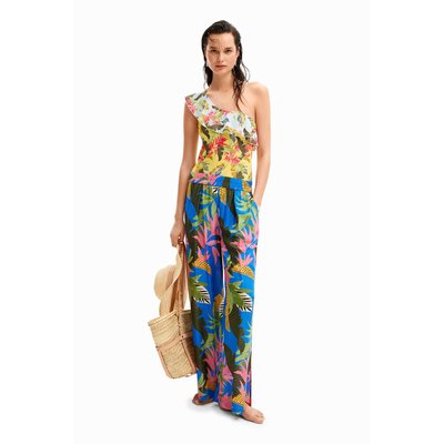Pantalon large tropical La Redoute