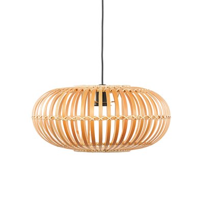 Suspension ronde bambou naturel MAISON AUBERTIN