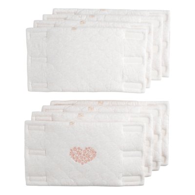 Protections de barreaux de lit en coton matelassé SAUTHON