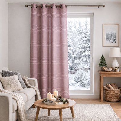 Voilage Fantaisie Rayé HOME MAISON