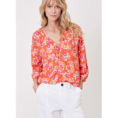 Blouse fluide col V boutonné CLARA PRINCESSE NOMADE