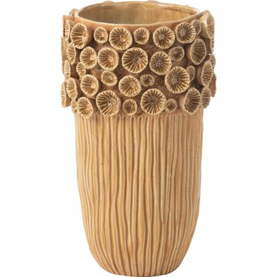 Vase corail  en poterie style méditerranéen élégant RECOLLECTION