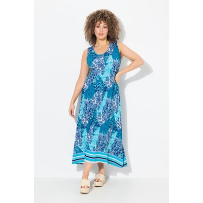 Robe maxi sans manches, mélange d'imprimés ULLA POPKEN