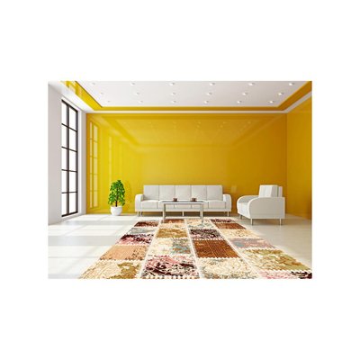 Tapis salon et chambre tissé motif baroque ORCHIC UN AMOUR DE TAPIS