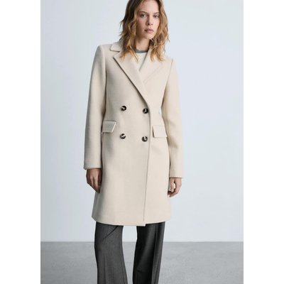 Manteau en laine à double boutonnage MANGO