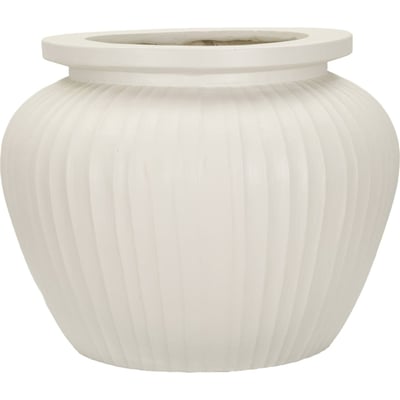 Pot rond rainuré silhouette bombée MODERN RECOLLECTION