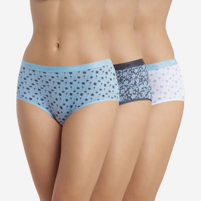 Lot de 3 Shorties les pockets coton stretch DIM
