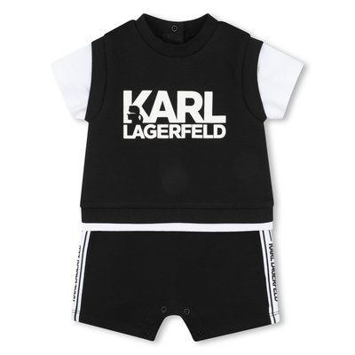 Grenouillère bicolore marquée KARL LAGERFELD KIDS